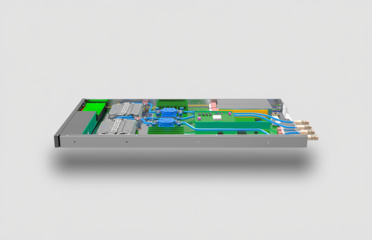 Render of server rack